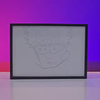 Cyberpunk Anime Backlit Frame – LED Anime Wall Art
