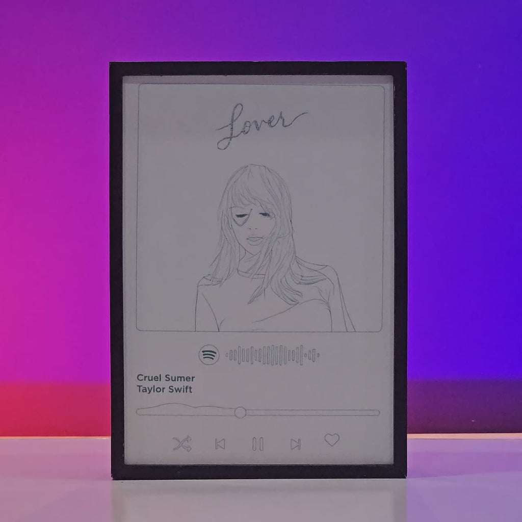 Taylor Swift Poster Backlit – Music LED Light Frame Pakistan
