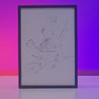 Ghost of Tsushima Backlit Frame — Premium Gaming Wall Art Pakistan