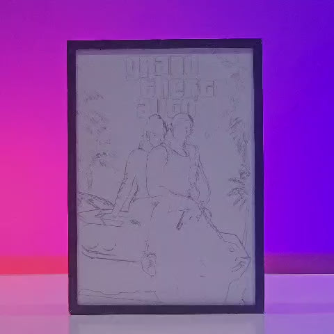 GTA VI Backlit Frame