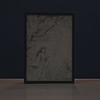 Sakura Mist Backlit Frame – LED Anime Wall Art