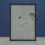 Disney Coco Miguel Backlit Frame – LED Movie Wall Art