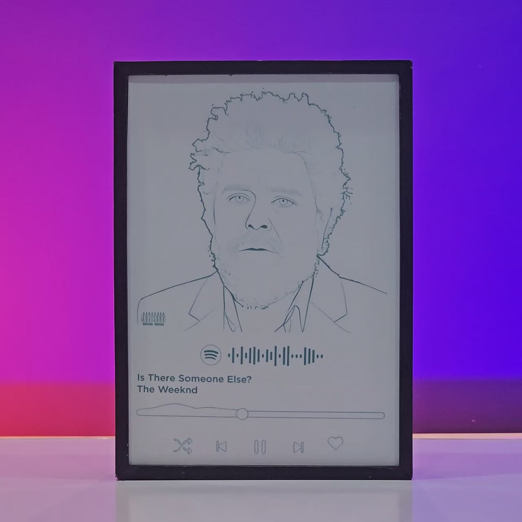 The Weeknd Album Backlit Frame – Music LED Wall Art Pakistan