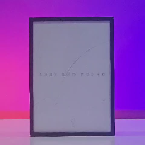 Lost & Found Motivational Backlit Frame