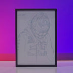 Max Verstappen F1 Poster Backlit – Premium LED Frame Pakistan