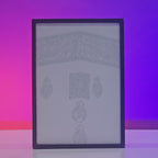 Khana Kaba Backlit Frame