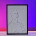 Ronaldo CR7 Poster backlit