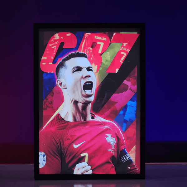 Ronaldo CR7 Poster backlit