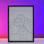 Morales Gaming Poster backlit