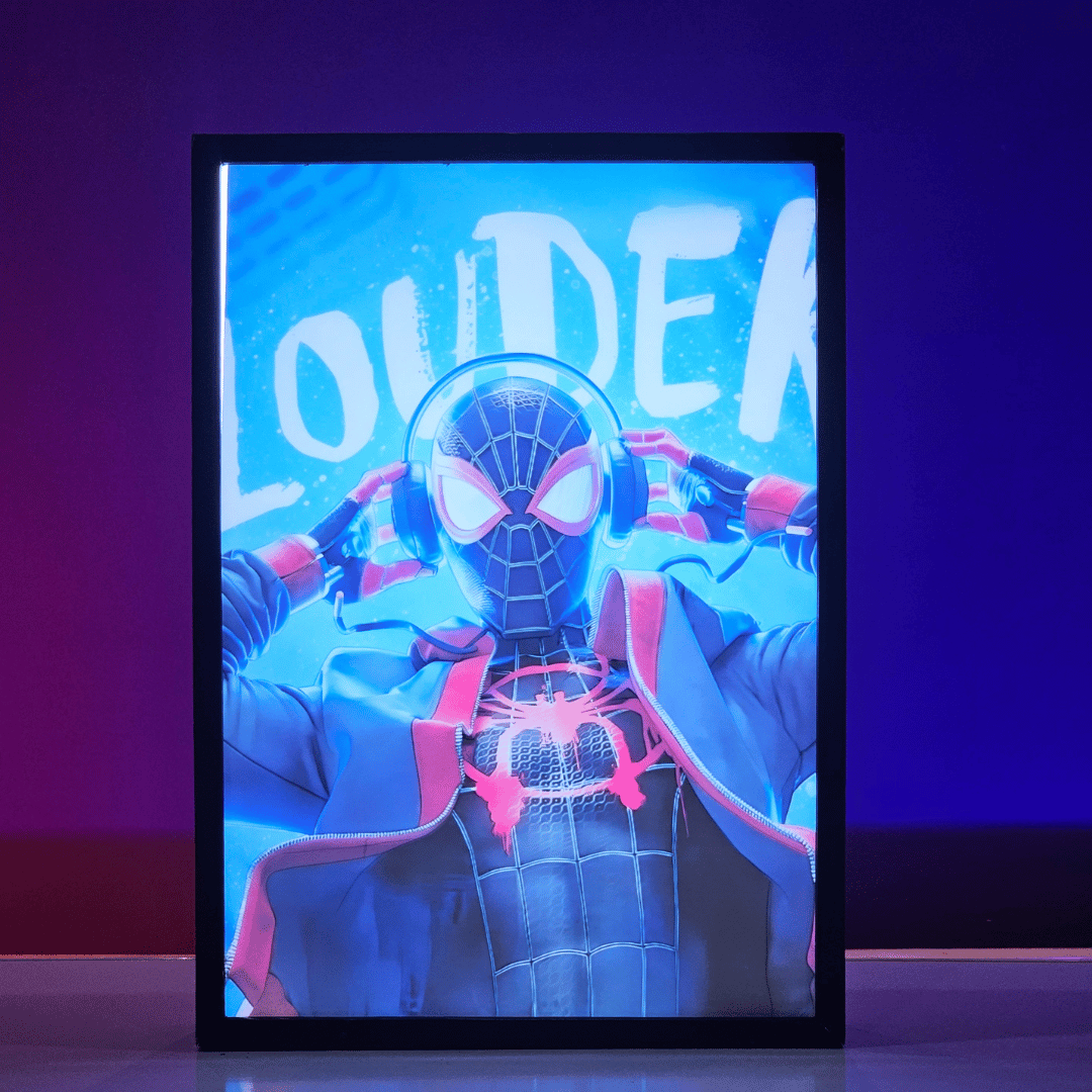 Morales Gaming Poster backlit